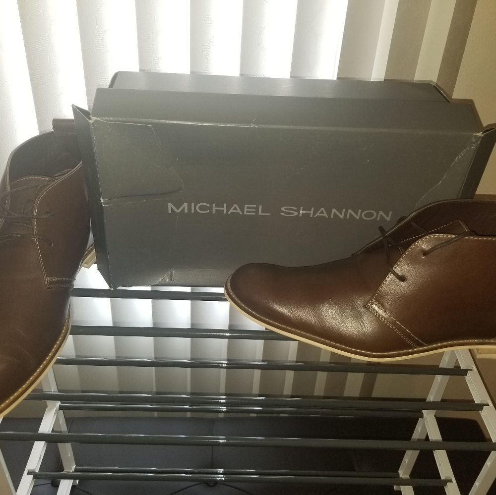 Michael Shannon shoe boot, Size 13, Dark brown